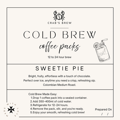 Sweetie Pie - pack of 12 - makes 3L
